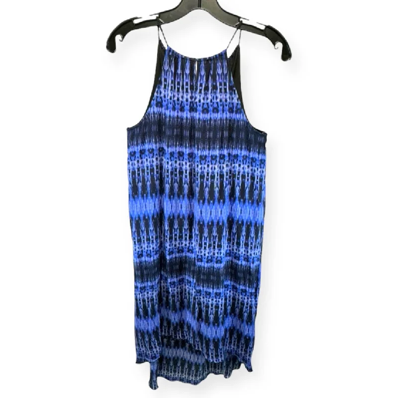 Purple Dress Casual Midi Kensie, Size S Comfortable Lace-Up Midi Dress