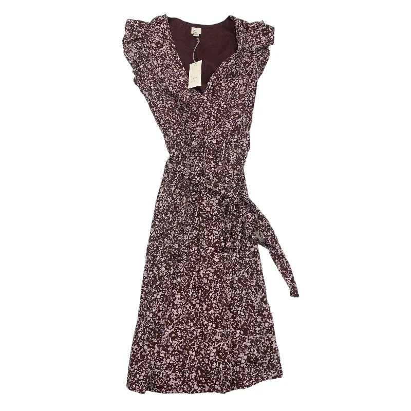 RED A NEW DAY DRESS PARTY MIDI, Size M Elegant Satin Midi Dress