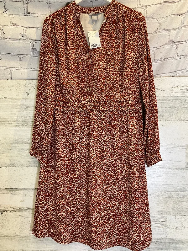 Red Dress Casual Midi H&m, Size M Elegant Sleeveless Midi Dress
