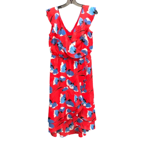 Red Dress Casual Midi Inc, Size S Elegant Floral Midi Dress