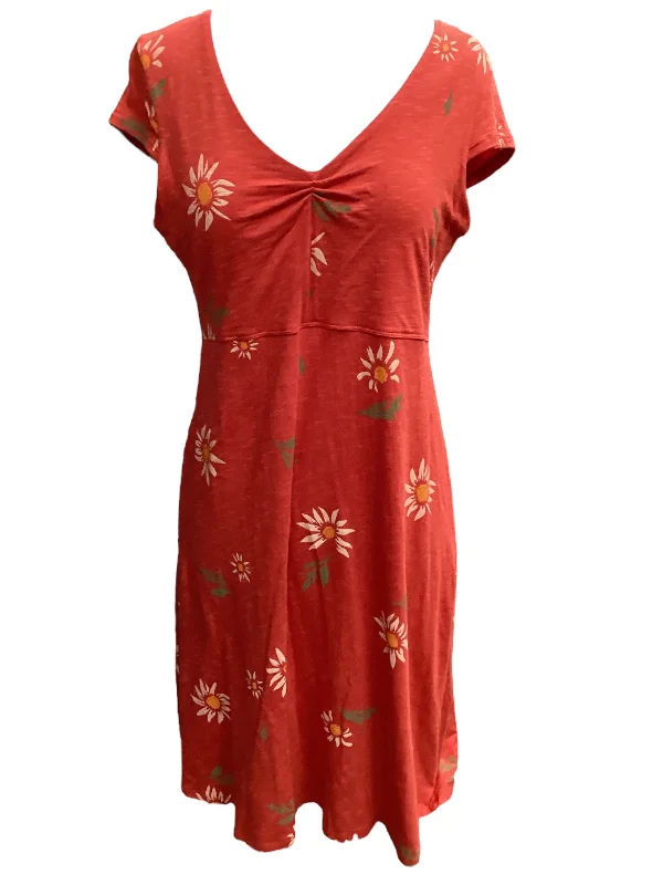 Red Dress Casual Midi Toad & Co, Size M Comfortable Empire Waist Midi Dress