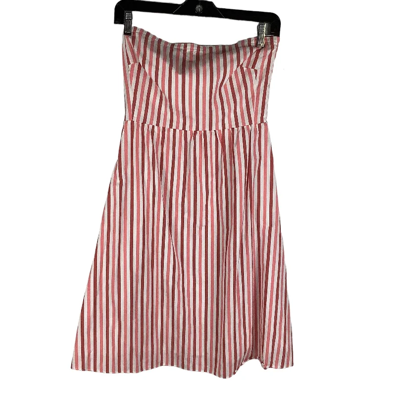 Striped Pattern Dress Casual Midi J. Crew, Size 2 Elegant V-Neck Midi Dress