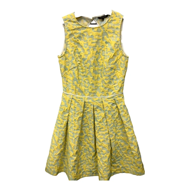Yellow Dress Party Midi by Tara Jarman, Size 6 Fashionable Wide Leg Midi Dress
