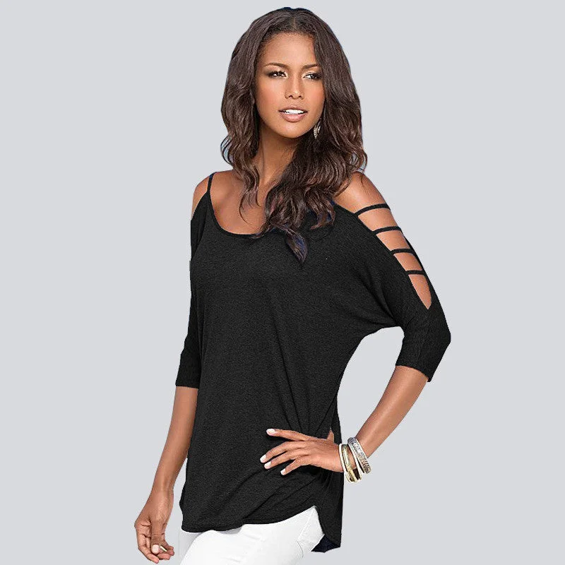 Plus Size XXXXL Fashion 60% Cotton O Neck Long Bandage Sleeve Off The Shoulder Women 5XL 6XL Tops Tshirt-- Chenille Fabric Brocade Fabric Lace Fabric Plus Size XXXXL Fashion 60% Cotton O Neck Long Bandage Sleeve Off The Shoulder Women 5XL 6XL Tops Tshirt-- Chenille Fabric Brocade Fabric Lace Fabric