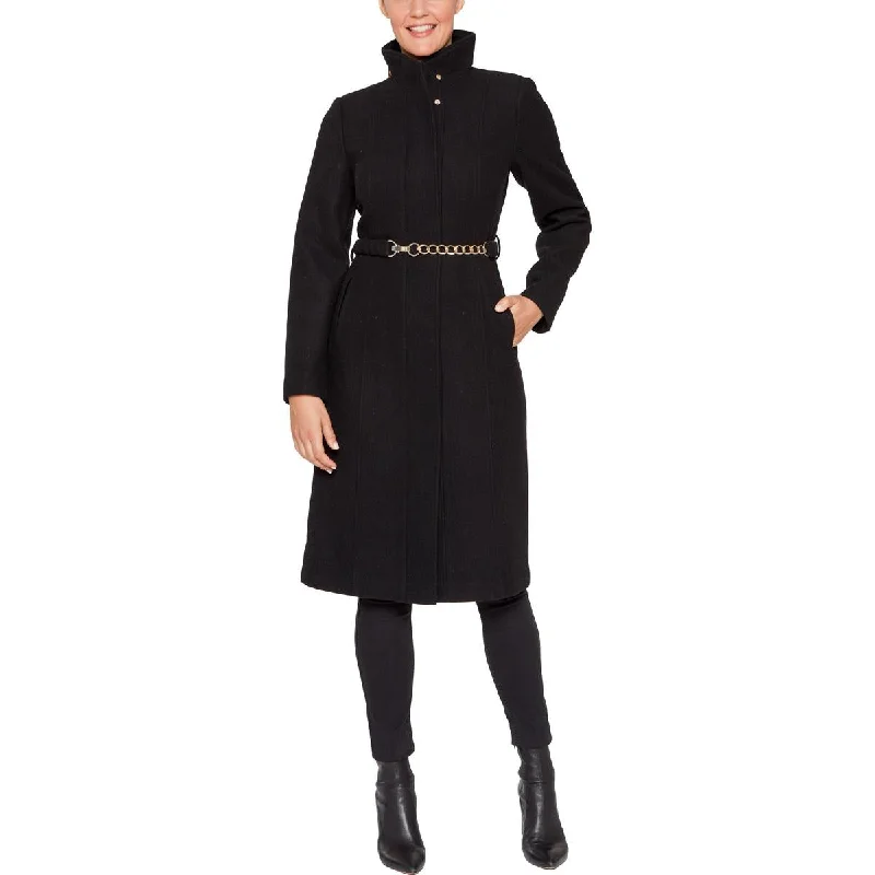 Vince Camuto Womens Wool Blend Warm Wool Coat Off-the-Shoulder Jacket Double-Breasted Coat Single-Breasted Coat Vince Camuto Womens Wool Blend Warm Wool Coat Off-the-Shoulder Jacket Double-Breasted Coat Single-Breasted Coat